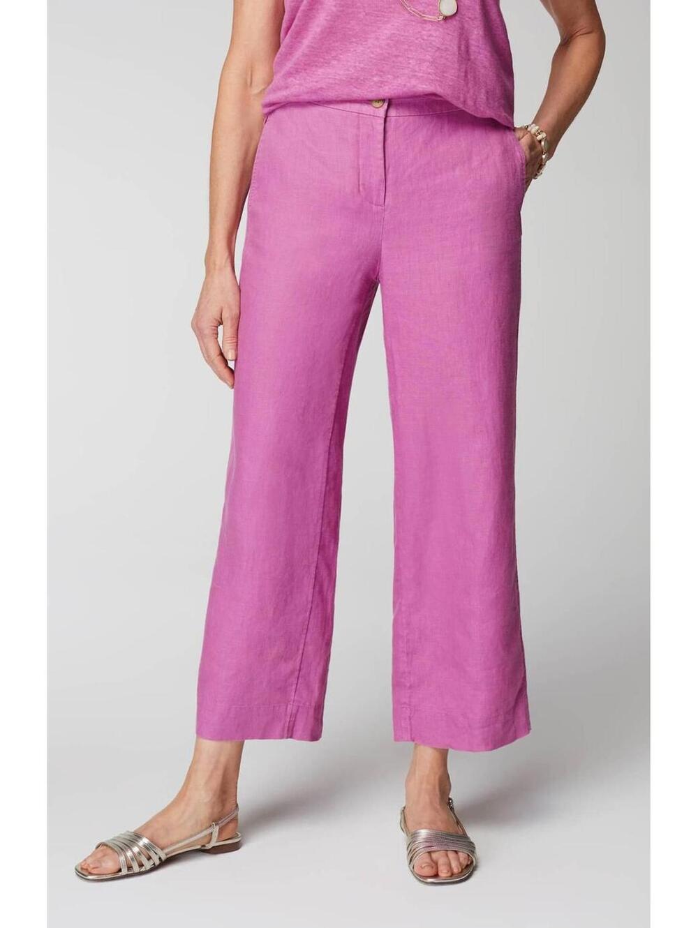 J.Jill Easy Linen Wide-Leg Crops - Picture 7 of 8